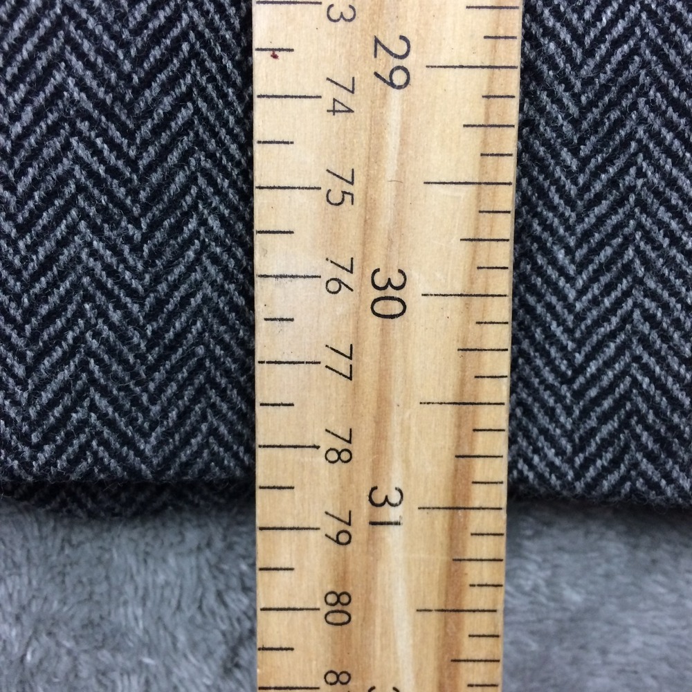 Loro Piana Sport Coat Blazer Mens Wool Cashmere Herringbone Grey 46 S - Picture 12 of 16